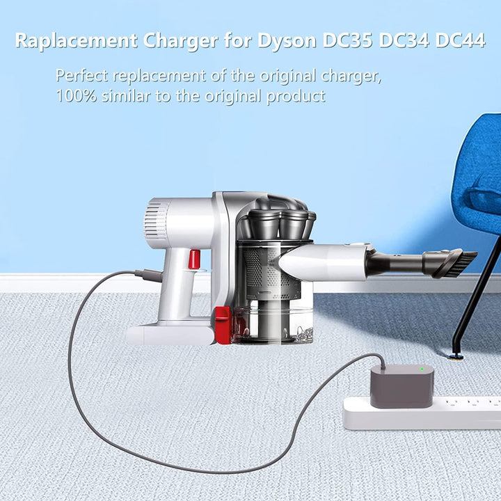 VHBW 24.35V Replacement for Dyson DC34 Animal Charger Compatible with Dyson DC35 DC30 DC31 DC34 DC43H DC45 DC56 DC57, Replacement for Dyson Vacuum Charger P/N: 917530 - 11 01 02 17530 - 02 03 - Just Closeouts Canada Inc.