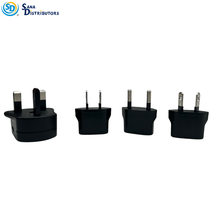 VITAL 4 TRAVEL ADAPTERS [TYPE A,C,G, I] - Just Closeouts Canada Inc.741235102786