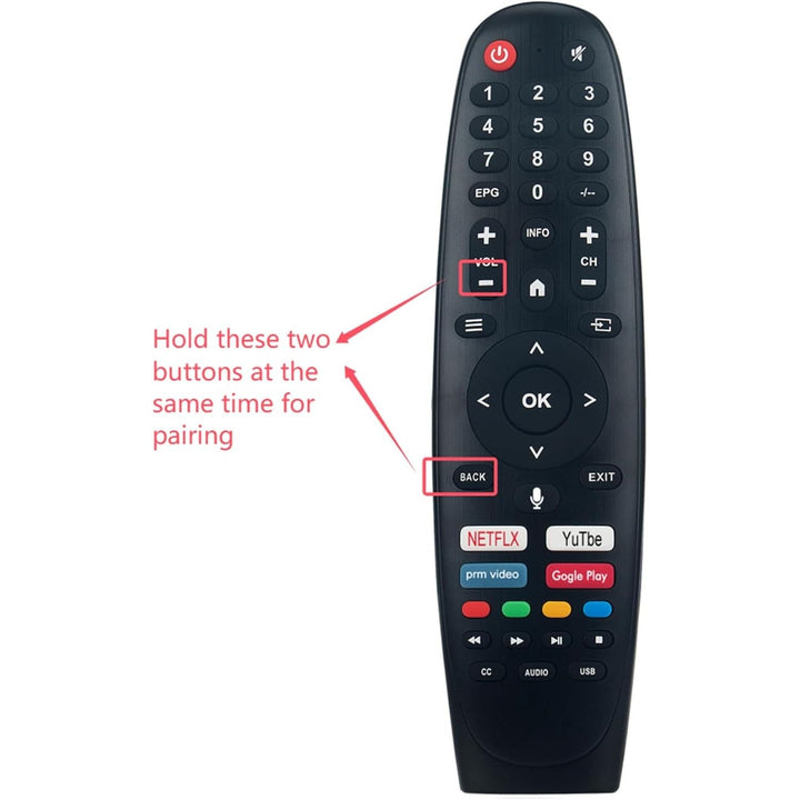 Voice Replacement Remote for Sansui Android TVs - Just Closeouts Canada Inc.