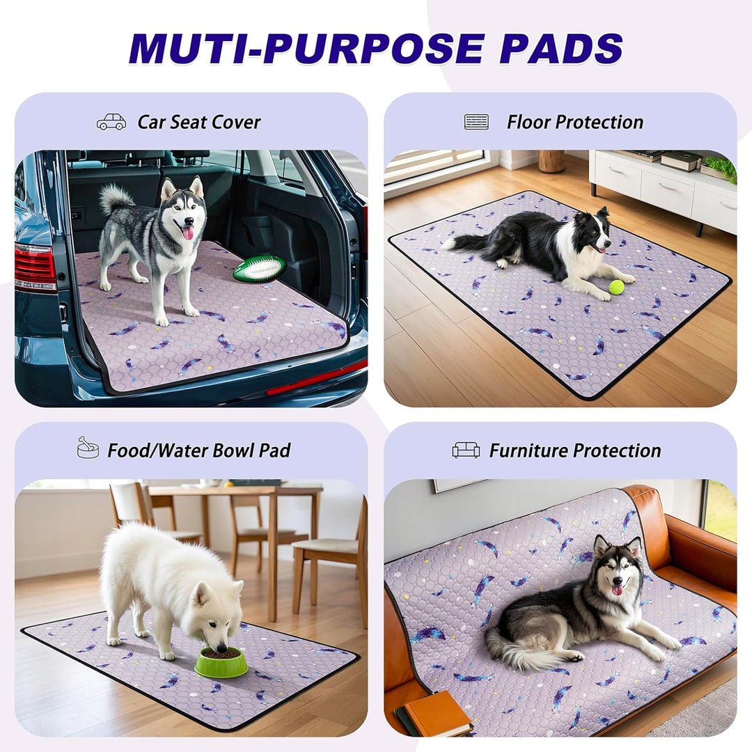 Washable Pee Pads for Dogs, 2Pack Reusable Puppy Pads, Super Absorbent & Leakproof Dog Pads, Anti - Slip Dog Pee Pads for Puppy Training & Incontinence, Whelping, Playpen, 24"x36" - Just Closeouts Canada Inc.X004MD6I7B