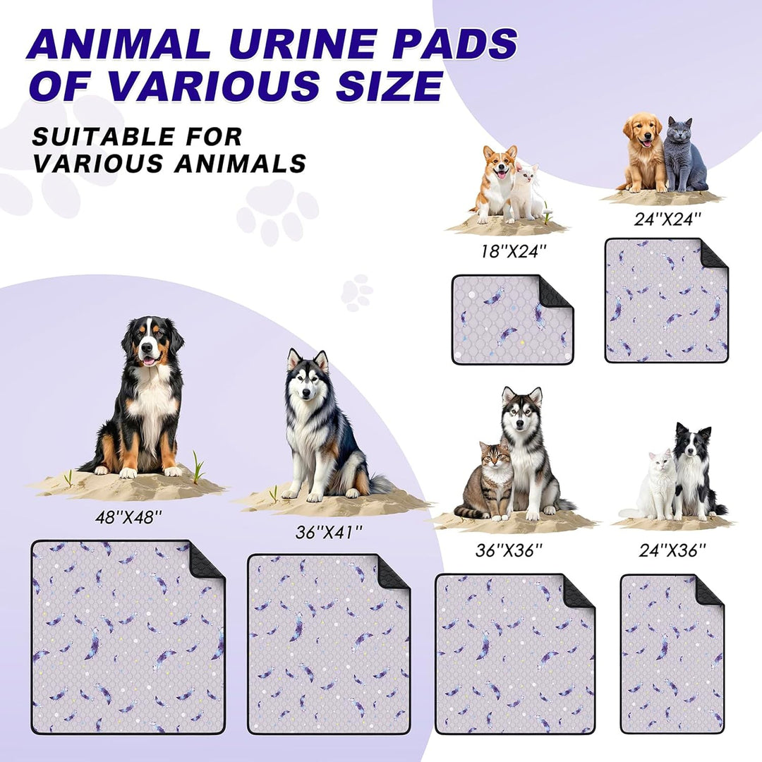 Washable Pee Pads for Dogs, 2Pack Reusable Puppy Pads, Super Absorbent & Leakproof Dog Pads, Anti - Slip Dog Pee Pads for Puppy Training & Incontinence, Whelping, Playpen, 24"x36" - Just Closeouts Canada Inc.X004MD6I7B