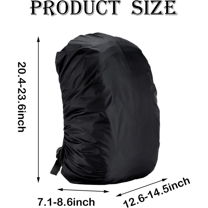 Waterproof Backpack Rain Covers, Black & Olive, 2-Pack - Just Closeouts Canada Inc.X004UQQ2CV