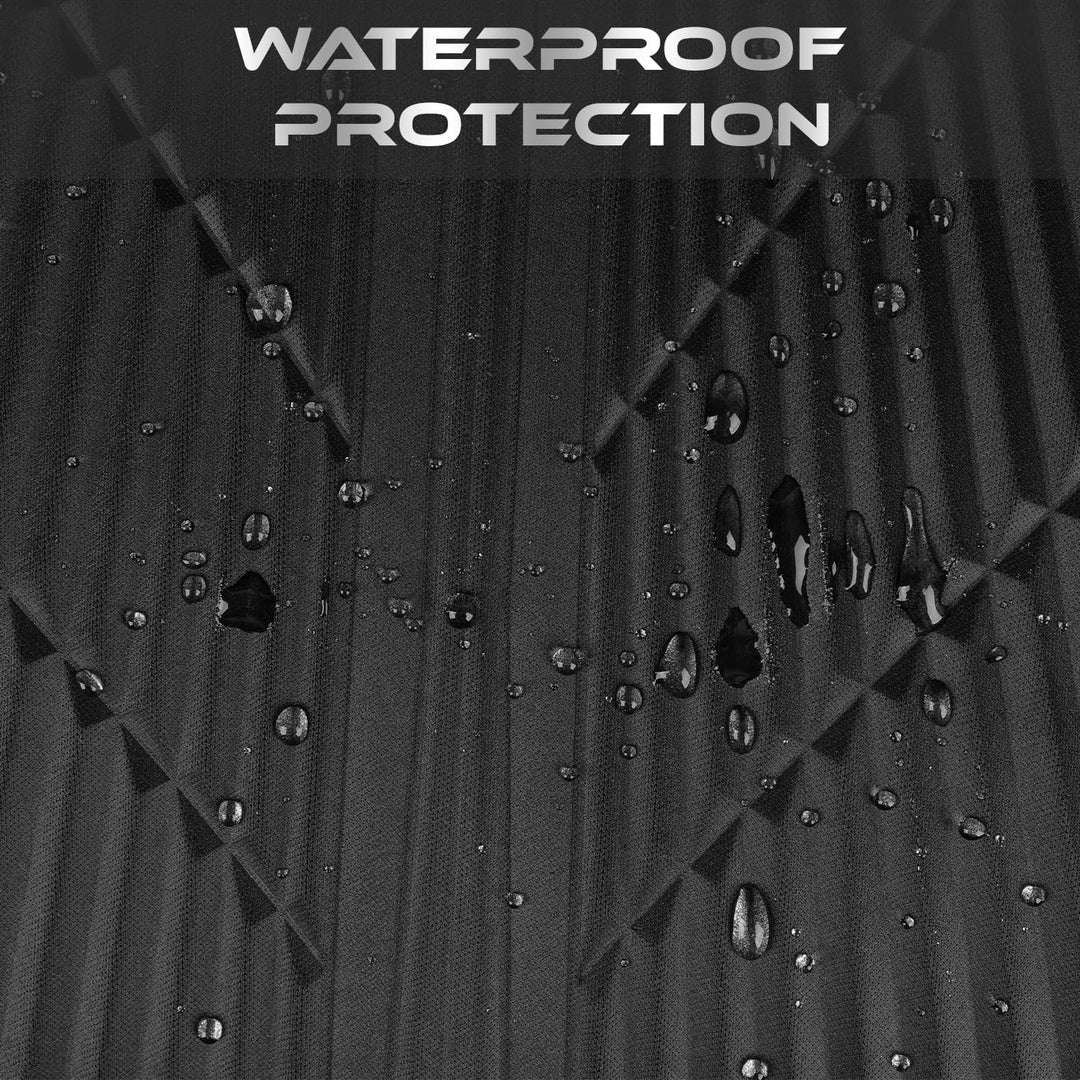 Waterproof Car seat Covers Front Seats Covers Neoprene Wetsuit, All - Weather Non - Slip Durable, Universal Fit for SUV Sedans Trucks Vans Automotive, Armrest Airbag Compatible, Emboss Black - Just Closeouts Canada Inc.