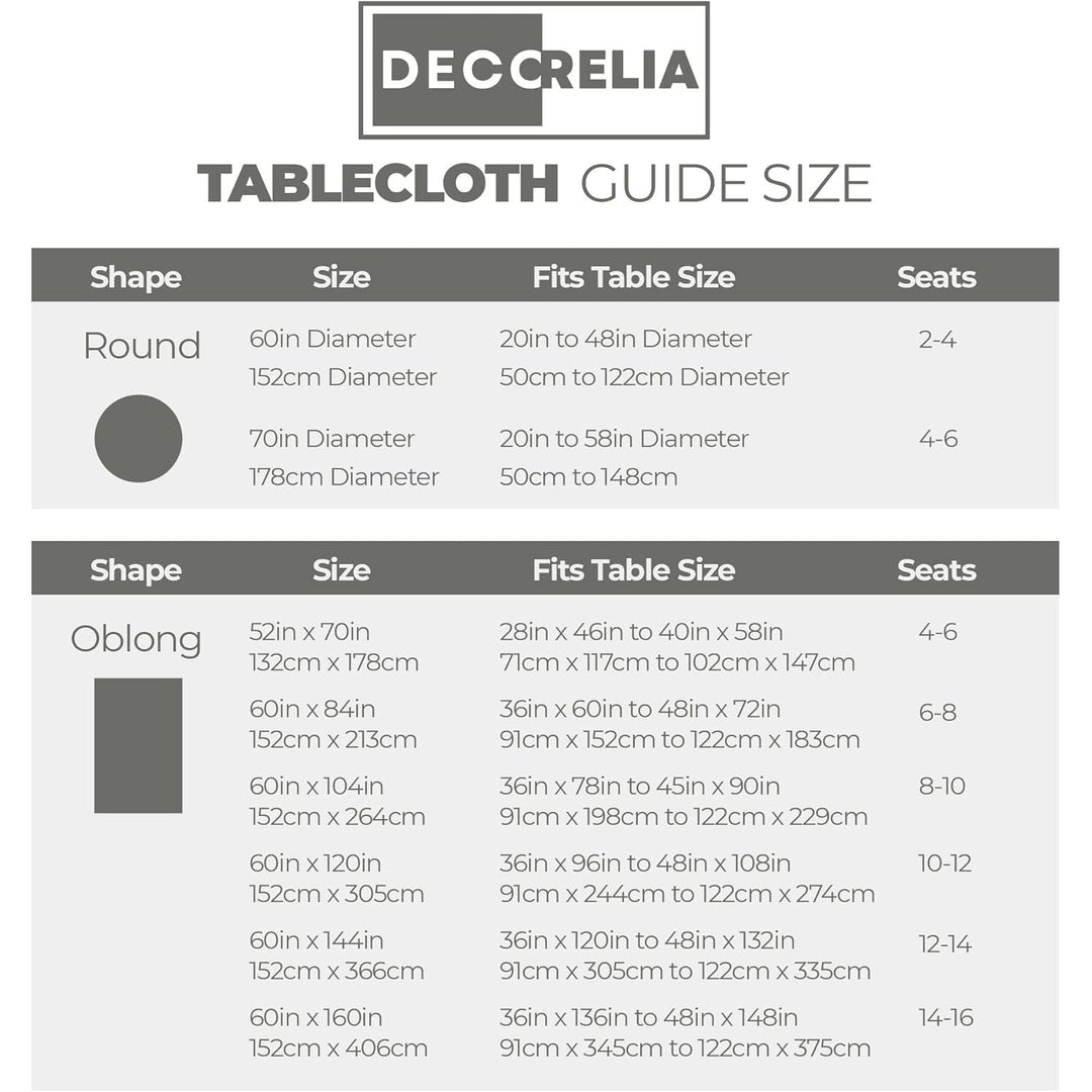 Waterproof Linen Table Cloth for 8ft Rectangle Table, Easy to Clean Wrinkle - Free Outdoor Tablecloth for Wedding, Party, and Camping(Oblong, 60 x 120 Inch (10 - 12 Seats), Dark Grey) - Just Closeouts Canada Inc.X003KNLB8Z