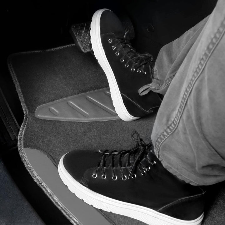 Waterproof Universal Fit Car Floor Mats, Car Mats Fit for SUV,Vans,sedans, Trucks,Set of 4pcs Car Carpet with Driver Heel Pad (All Gray) - Just Closeouts Canada Inc.