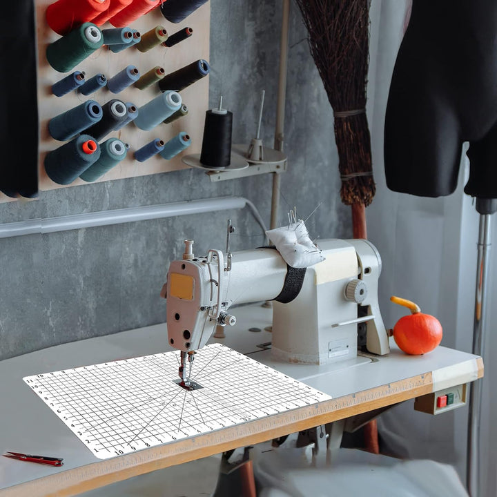 White 12 × 20-Inch Quilting Slider Mat with Tacky Back - Just Closeouts Canada Inc.X0030IUYOR
