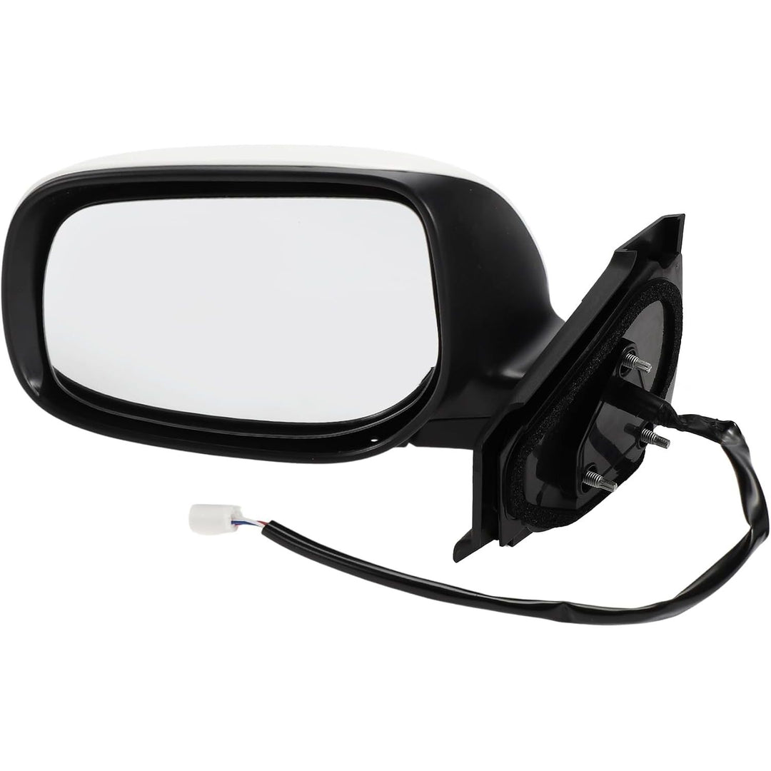 White Left Power Door Mirror for Toyota Yaris Hatchback 2007–2011 - Just Closeouts Canada Inc.