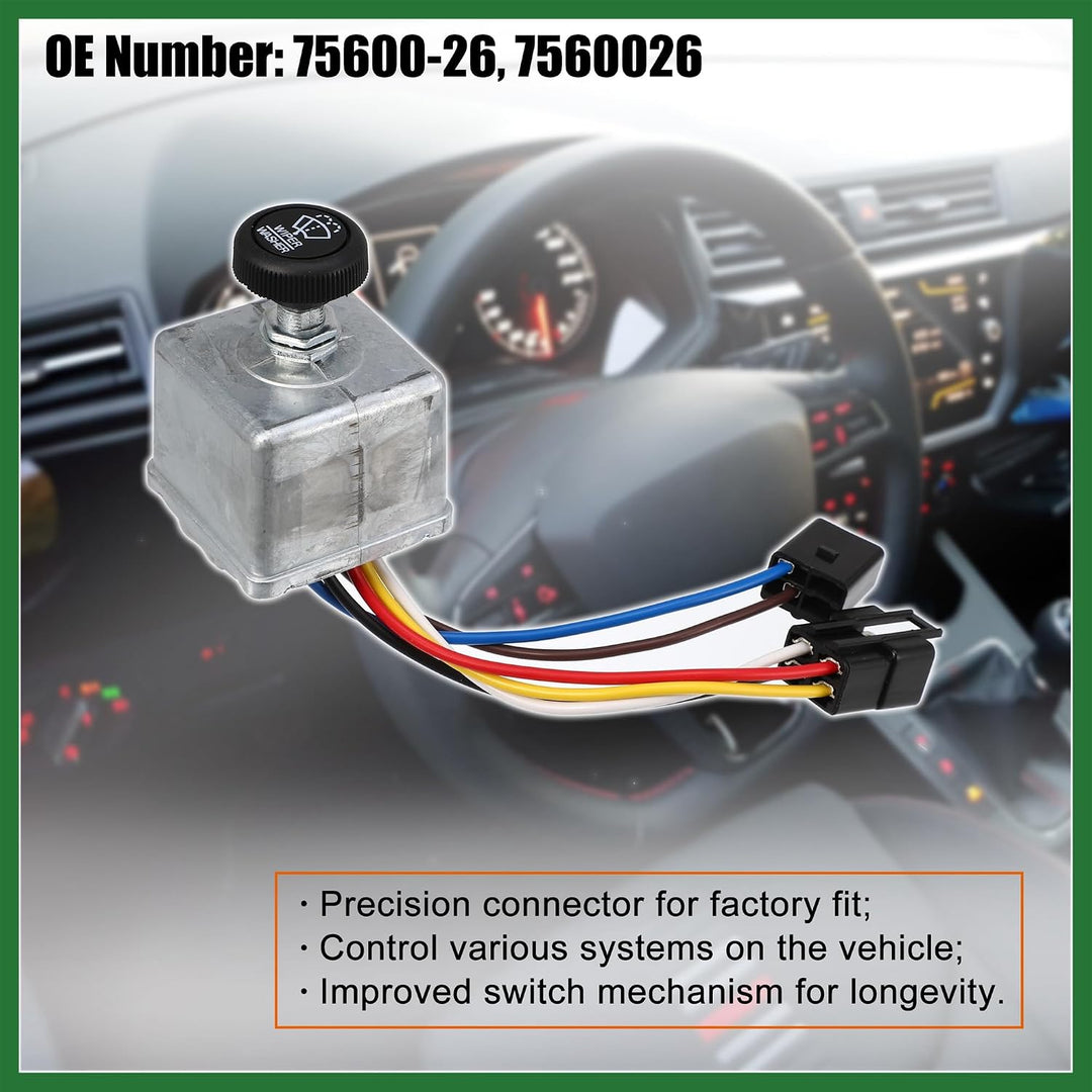 Windshield Wiper Combination Switch for Peterbilt, 75600-26 - Just Closeouts Canada Inc.