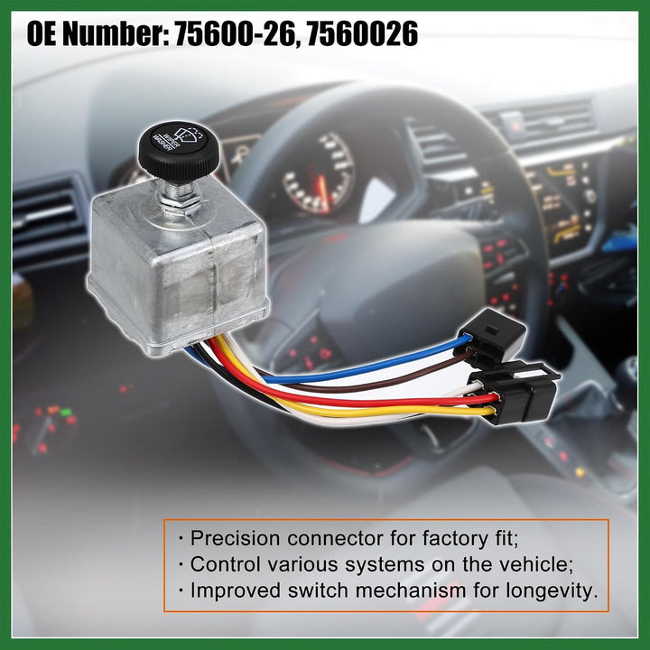 Windshield Wiper Combination Switch for Peterbilt, 75600-26 - Just Closeouts Canada Inc.