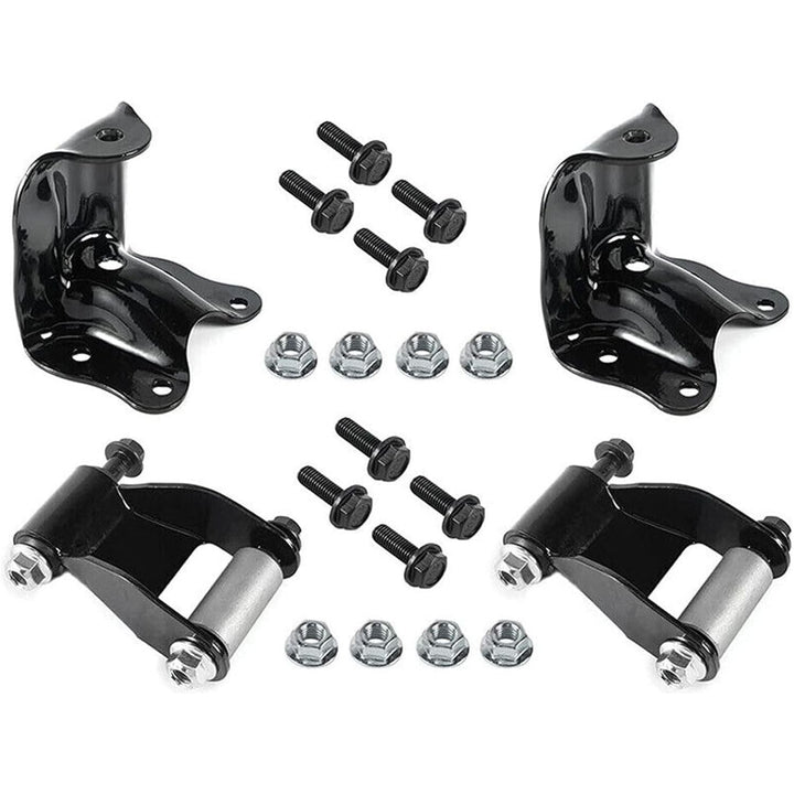 Wocch 722 - 001 722 - 010 Rear Leaf Spring Bracket Repair Kit Fits for Ford Ranger 1983 - 2011, Mazda B2300/ B3000/ B4000 1994 - 2010, Mazda B2500 1998 - 2001, Rear Leaf Spring Hanger Shackle Bracket - Just Closeouts Canada Inc.