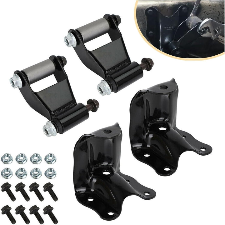 Wocch 722 - 001 722 - 010 Rear Leaf Spring Bracket Repair Kit Fits for Ford Ranger 1983 - 2011, Mazda B2300/ B3000/ B4000 1994 - 2010, Mazda B2500 1998 - 2001, Rear Leaf Spring Hanger Shackle Bracket - Just Closeouts Canada Inc.