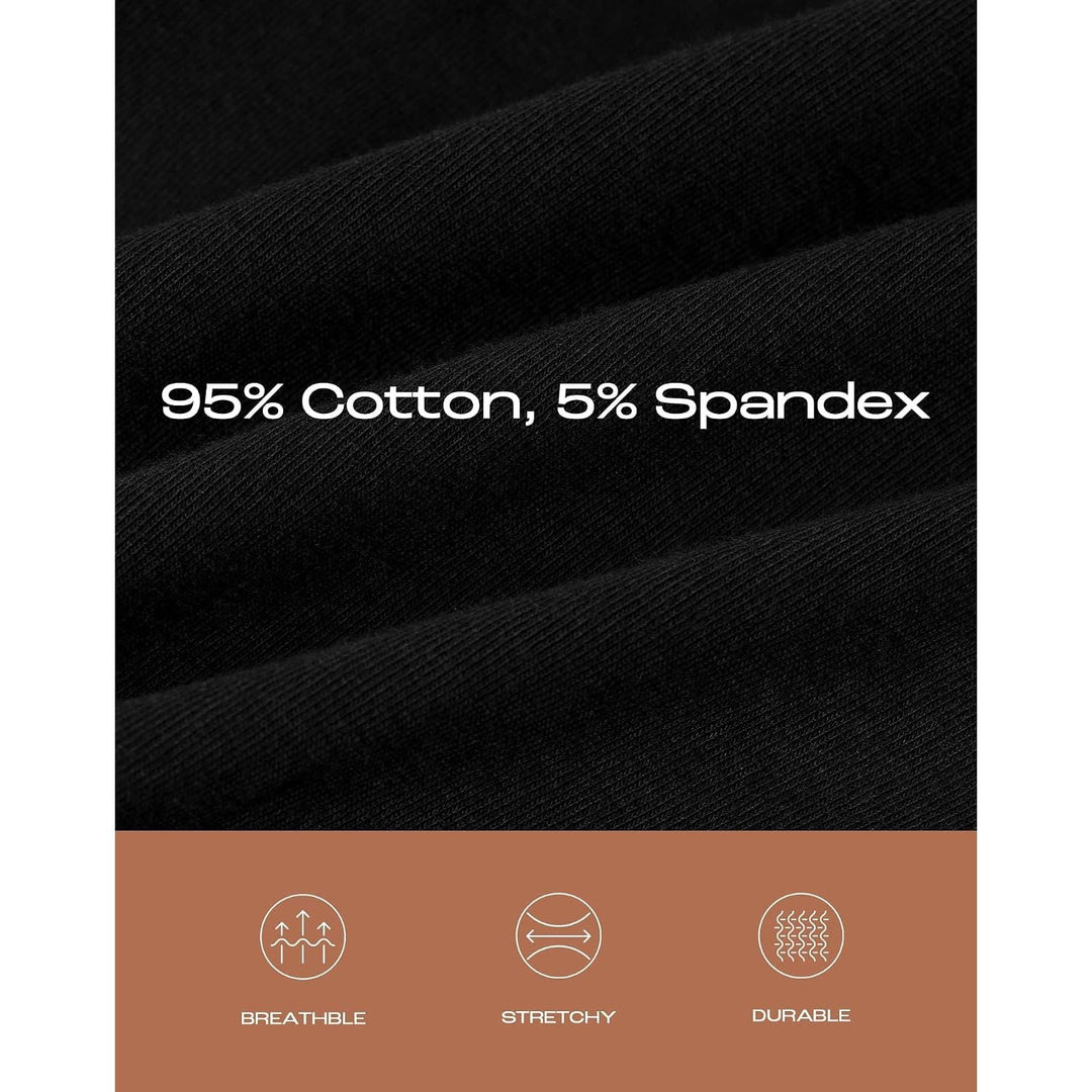 Women's Black High-Waisted Cotton Briefs, 4-Pack, 3XL - Just Closeouts Canada Inc.X003RUIKZ3
