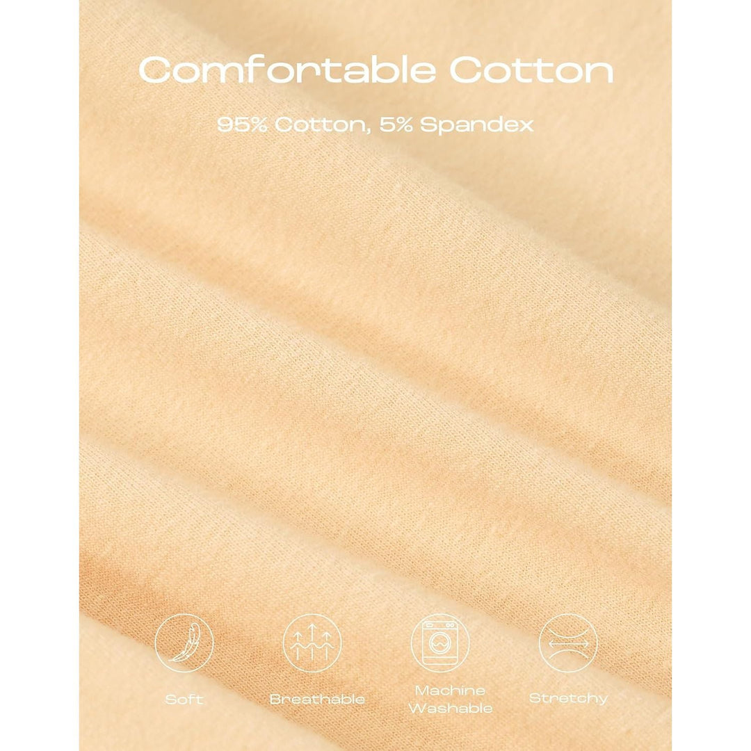 Women's Cotton Boxer Briefs, Basic, 3-Pack, Medium - Just Closeouts Canada Inc.X003Y7ELYX