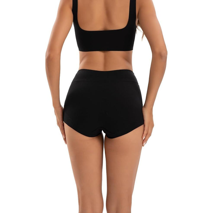 Women's High-Waist Cotton Boxer Shorts Comfortable Boyshorts Underwear 4-Pack XXL - Just Closeouts Canada Inc.X004L79YVZ