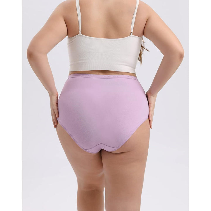 Women's Mint Sky High-Waisted Cotton Briefs, 5-Pack, XXL - Just Closeouts Canada Inc.X003SK6Y4V