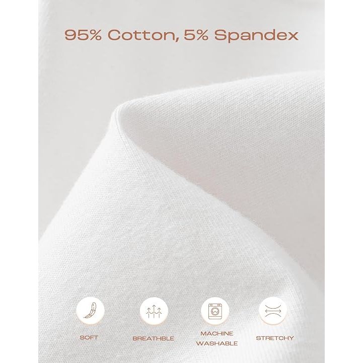 Women's Plus Size XL-5XL Full Coverage Underwear High Waisted Cotton Panties 4-Pack 4XL - Just Closeouts Canada Inc.X004HPW391