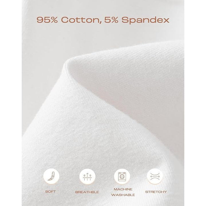 Women's Plus Size XL-5XL Full Coverage Underwear High Waisted Cotton Panties 4-Pack 4XL - Just Closeouts Canada Inc.X004HPW391