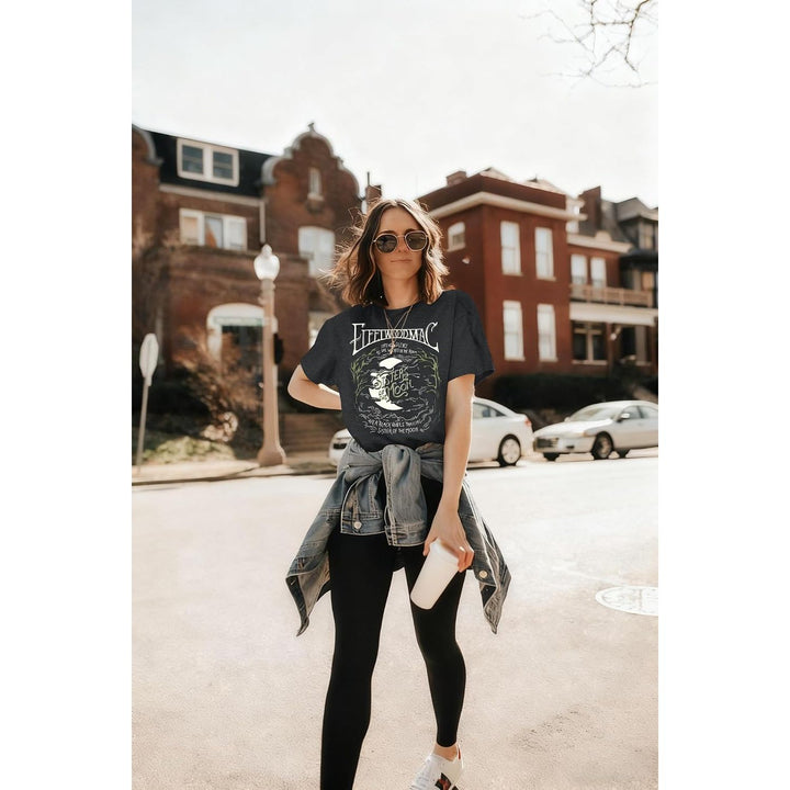 Women's Vintage Rock Graphic T-Shirt, Grey, XL - Just Closeouts Canada Inc.X004Y2EFBB