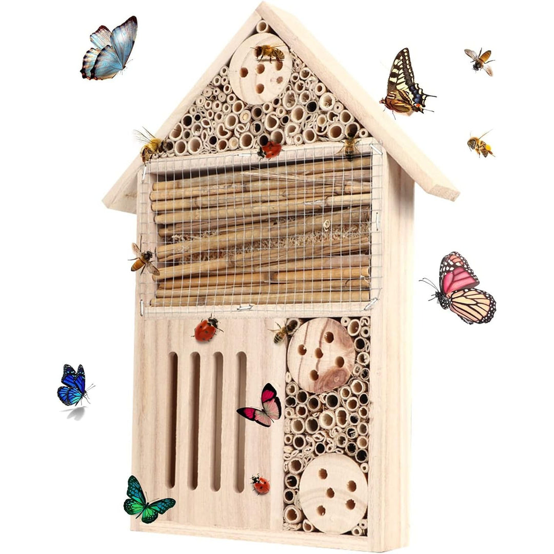 Wooden Bee and Insect House, A-Type - Just Closeouts Canada Inc.X003SSYNTB