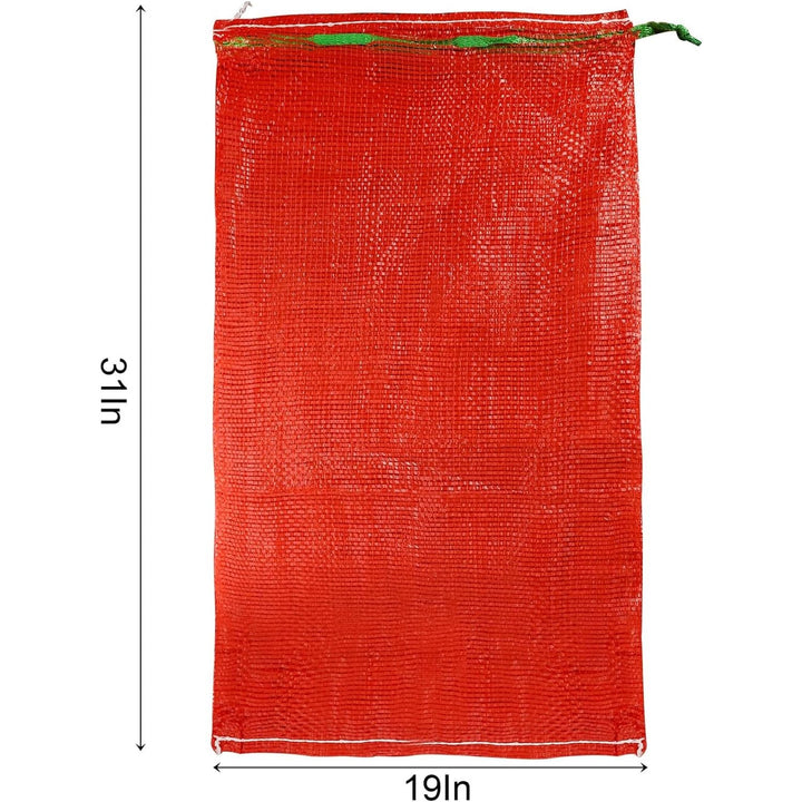 WUWEOT 50 Pack Mesh Onion Bags, 31"×19" Mesh Produce Bags, Breathable Vegetable Bags, Reusable Storage Washable Net Bags with Drawstring for Onions Potatoes Citrus Crawfish - Just Closeouts Canada Inc.