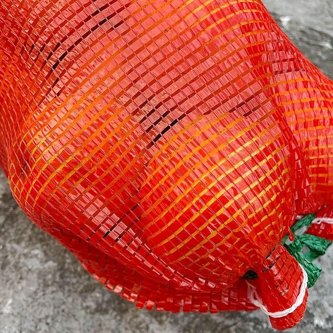 WUWEOT 50 Pack Mesh Onion Bags, 31"×19" Mesh Produce Bags, Breathable Vegetable Bags, Reusable Storage Washable Net Bags with Drawstring for Onions Potatoes Citrus Crawfish - Just Closeouts Canada Inc.