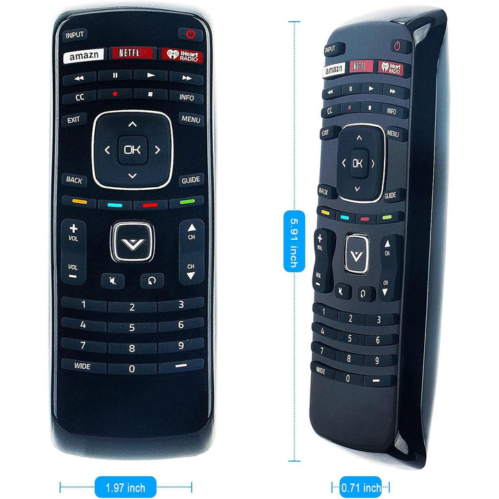 XRT112 Replacement Remote for Vizio TVs – Black - Just Closeouts Canada Inc.