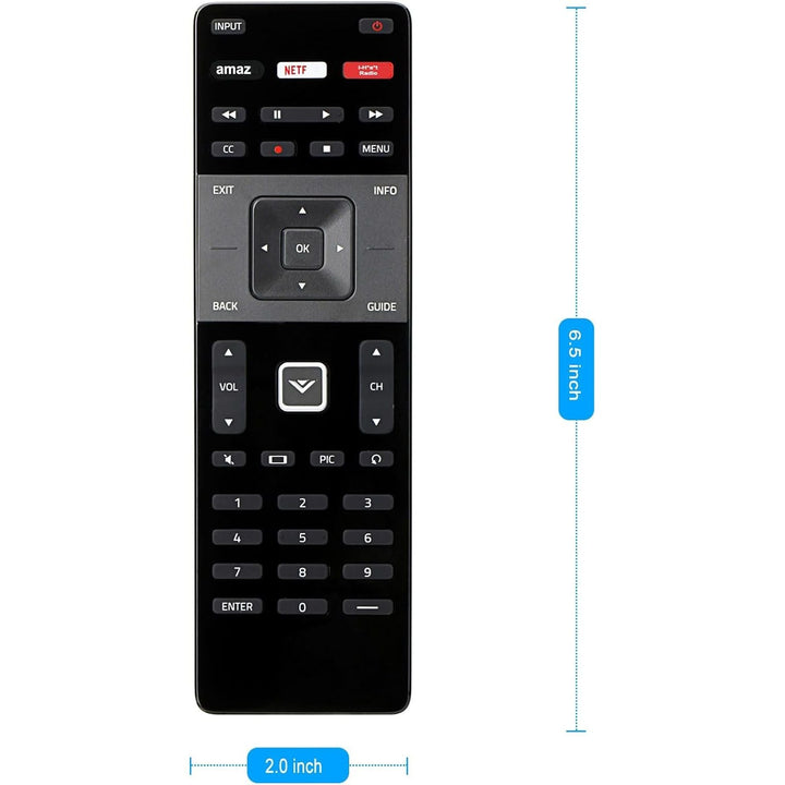 XRT122 Replacement Remote for Compatible Vizio TVs - Just Closeouts Canada Inc.