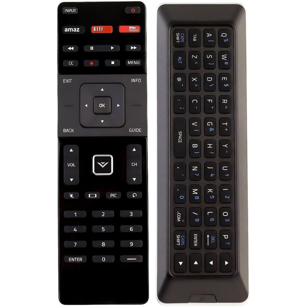 XRT500 Dual-Sided Keyboard Remote for Vizio Smart TVs - Just Closeouts Canada Inc.