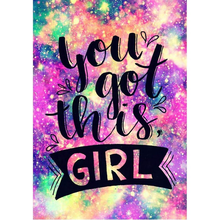 You Got This Girl 5D Diamond Painting Kit, 30 x 50 cm - Just Closeouts Canada Inc.X0042SGK5V