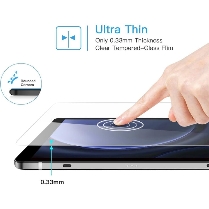 ZtotopCases 2 Pack Screen Protector for Galaxy Tab S10 Plus/S9 FE Plus/S9 Plus/S8 Plus/S7 Plus/S7 FE 12.4 Inch, 9H High Definition/S Pen Compatible Tempered Glass for Samsung Tablet S10+/S9 FE+/S9+ - Just Closeouts Canada Inc.