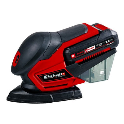 Einhell Cordless Corner Palm Sander Kit, W/ 2.0-Ah Battery and Fast Charger - Just Closeouts Canada Inc.810000340286