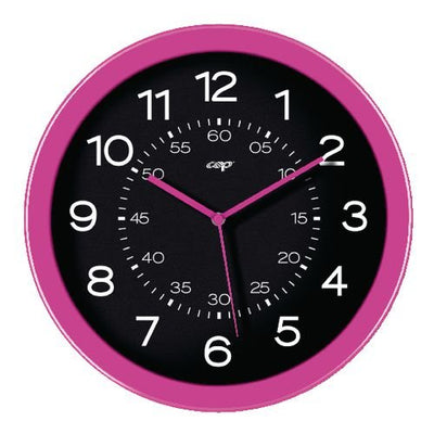 Gloss by CEP 12" Clock, 820G Pink - Just Closeouts Canada Inc.3462159002781