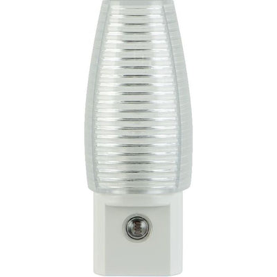 Great Value LED Night Light Auto on/off, Clear Ribbed Shade - Just Closeouts Canada Inc.628915169805
