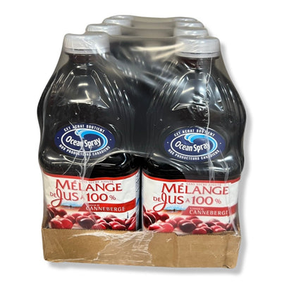 Ocean Spray Cranberry 100% Juice Blend, 1.77L X8 - Just Closeouts Canada Inc.031200046079