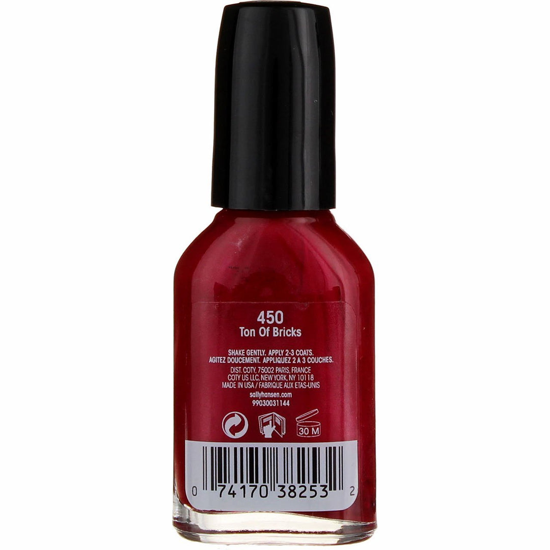 Sally Hansen Hard as Nails Color, Ton of Bricks 13.3ml, 2pk - Just Closeouts Canada Inc.074170382532