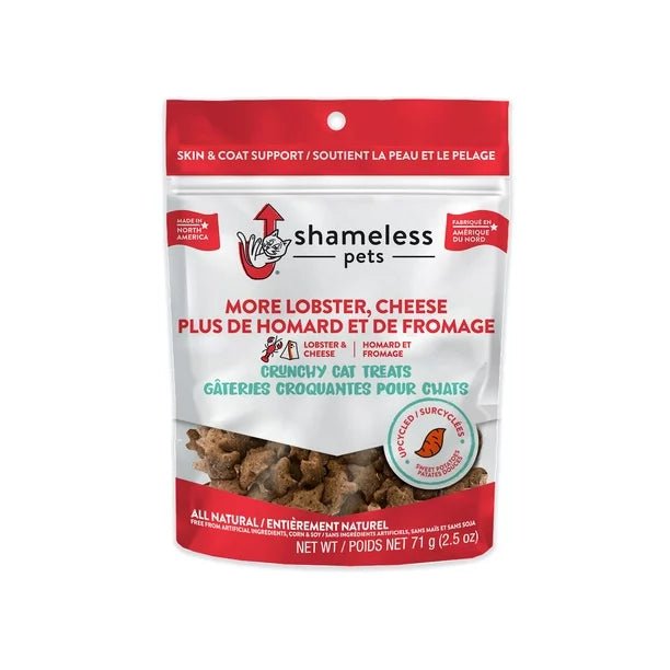 Shameless Pets More Lobster Cheese Crunchy Cat Treats With Upcycled Ingredients, 71 g - Just Closeouts Canada Inc.850010897851