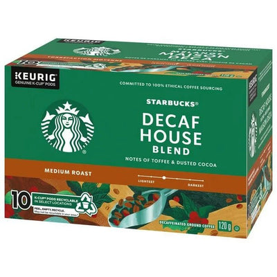 Starbucks House Blend Decaf K-cup Coffee Capsule, 10ct - Just Closeouts Canada Inc.00762111936172