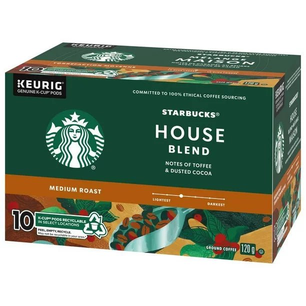Starbucks House Blend K-cup Coffee Capsule, 10ct - Just Closeouts Canada Inc.00762111904744