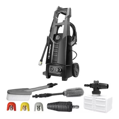 Sun Joe SPX2990-BLK Electric Pressure Washer W/ Accessories | 13-Amp | Included Utility Brush and Wheel/Rim Brush | Quick Connect Nozzles - Just Closeouts Canada Inc.842470137431