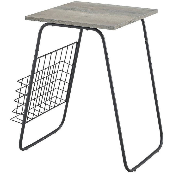 Walker Edison 16" Modern Side Table w/ Magazine Holder in Grey Wash, AF16APRSTGW - Just Closeouts Canada Inc.840035320717