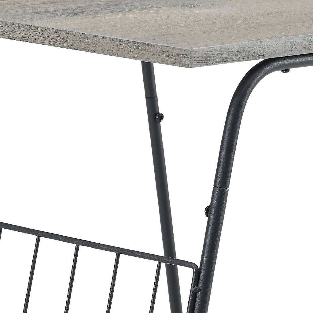 Walker Edison 16" Modern Side Table w/ Magazine Holder in Grey Wash, AF16APRSTGW - Just Closeouts Canada Inc.840035320717